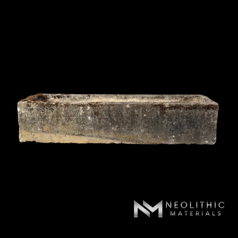 French Antique Limestone Trough