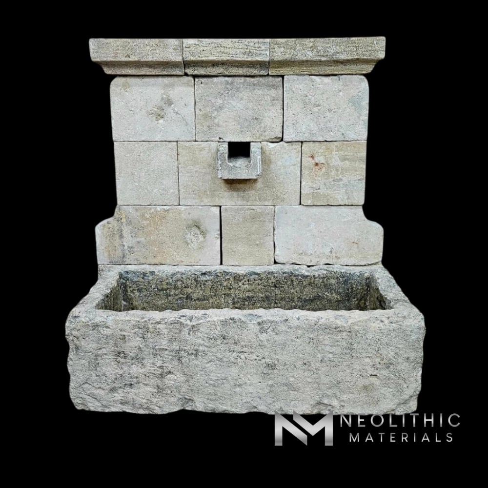 Reclaimed Limestone Fountain