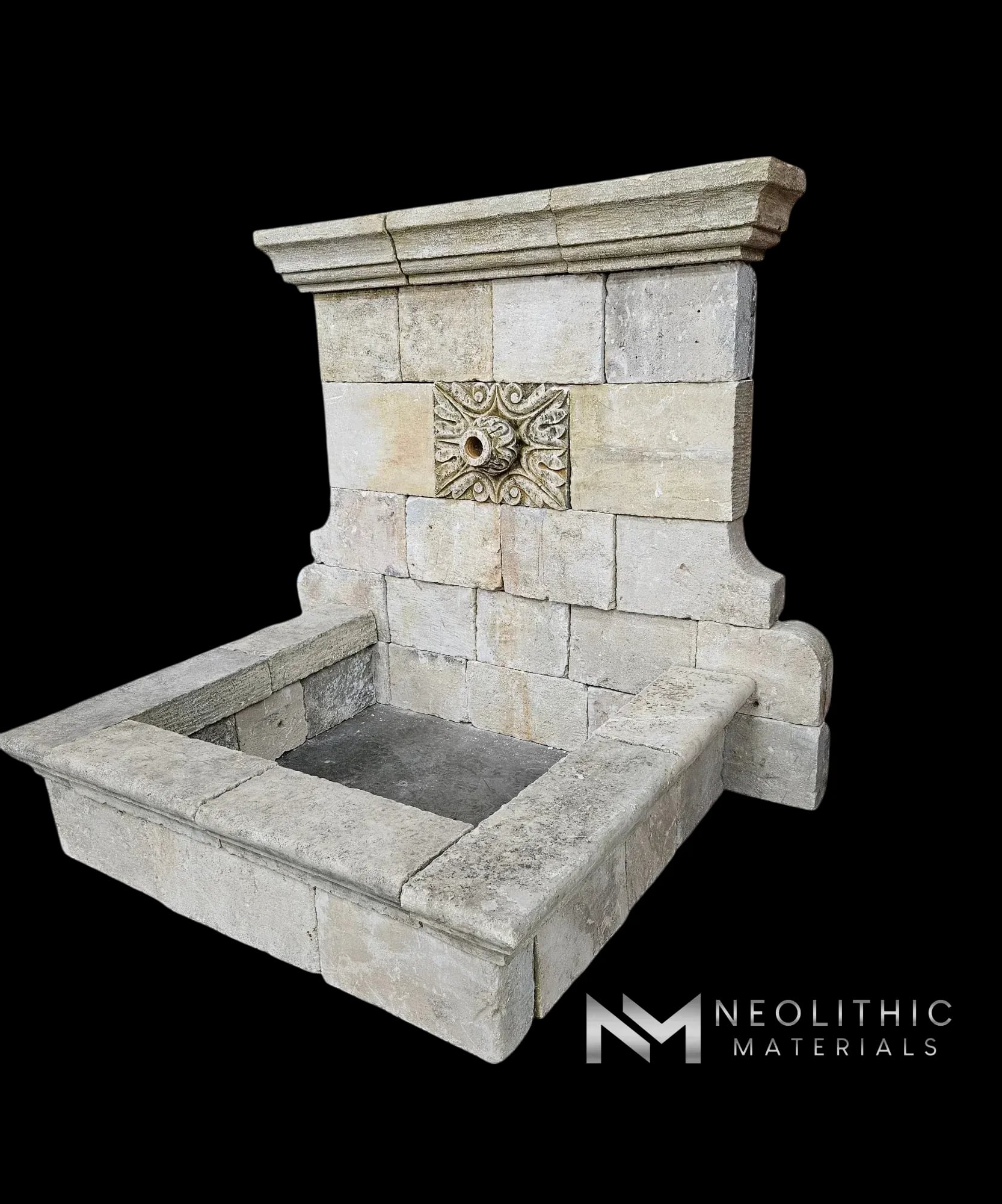 Reclaimed Limestone Fountain - Image 4