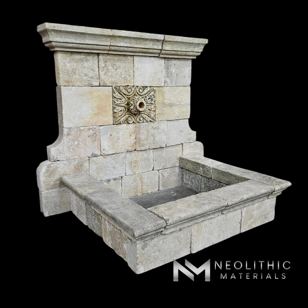 Reclaimed Limestone Fountain