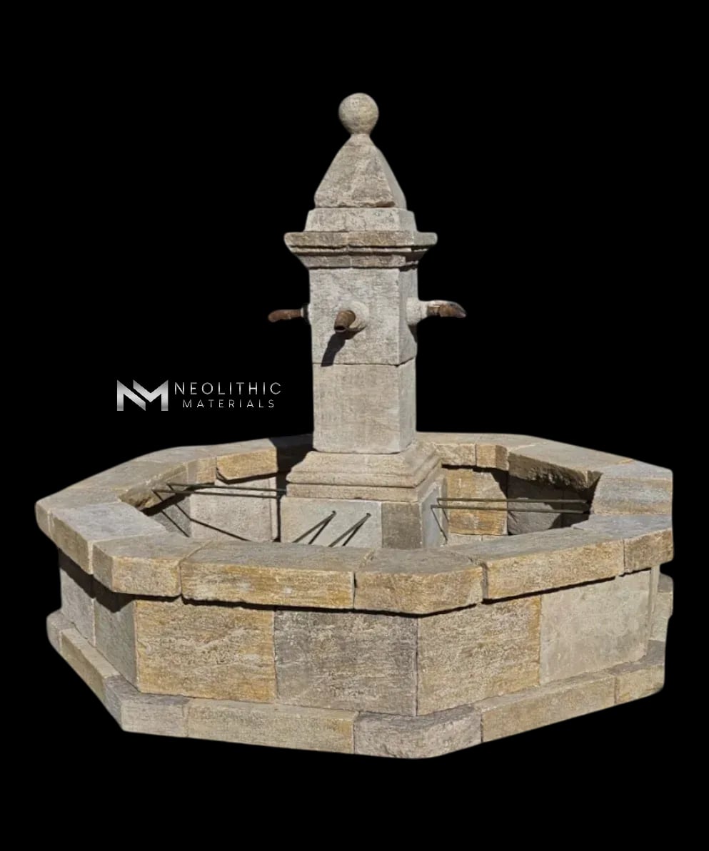 Reclaimed Limestone Fountain - Image 3