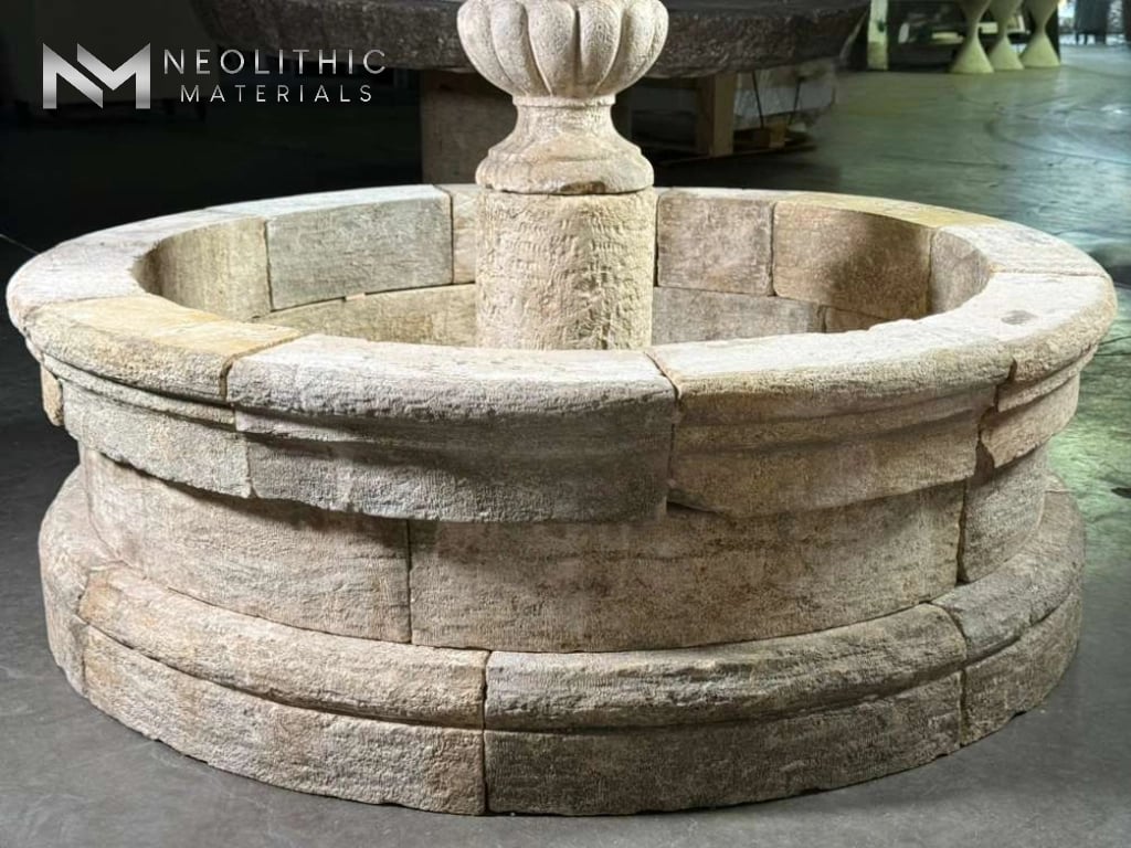 Reclaimed Limestone Fountain - Image 5