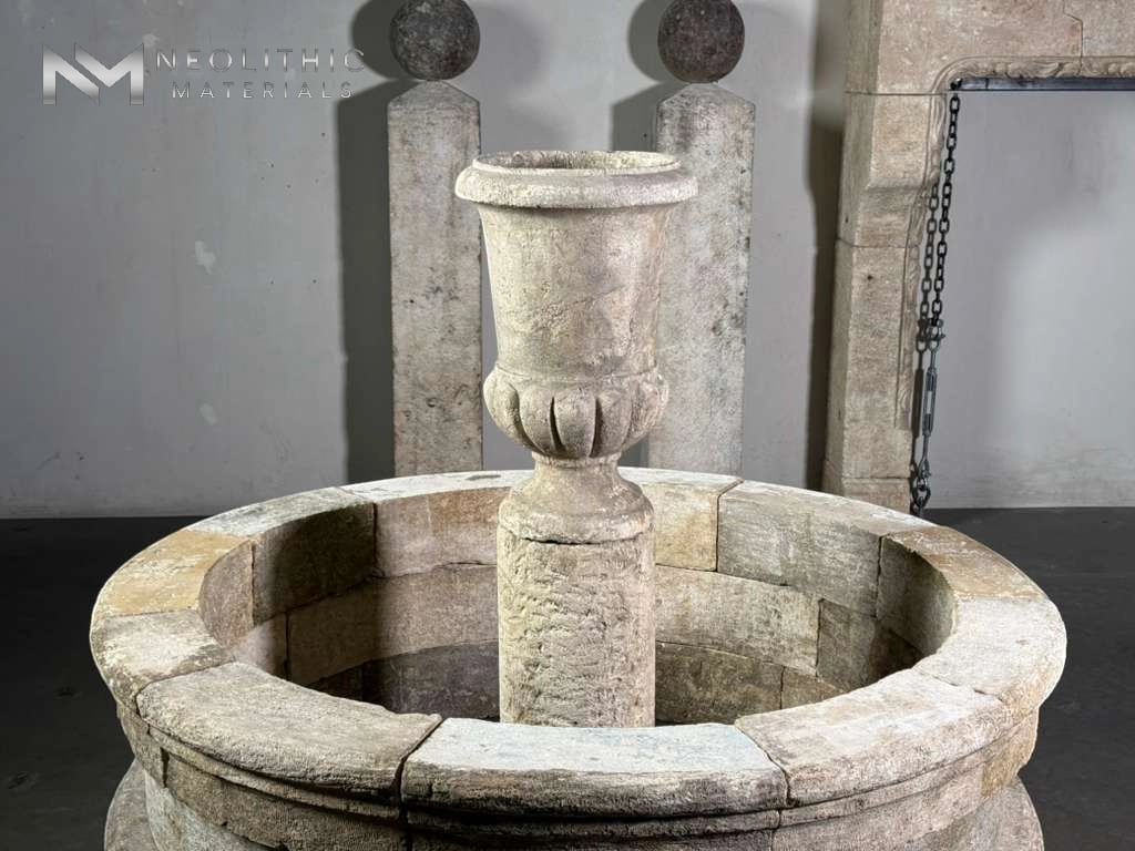 Reclaimed Limestone Fountain - Image 6