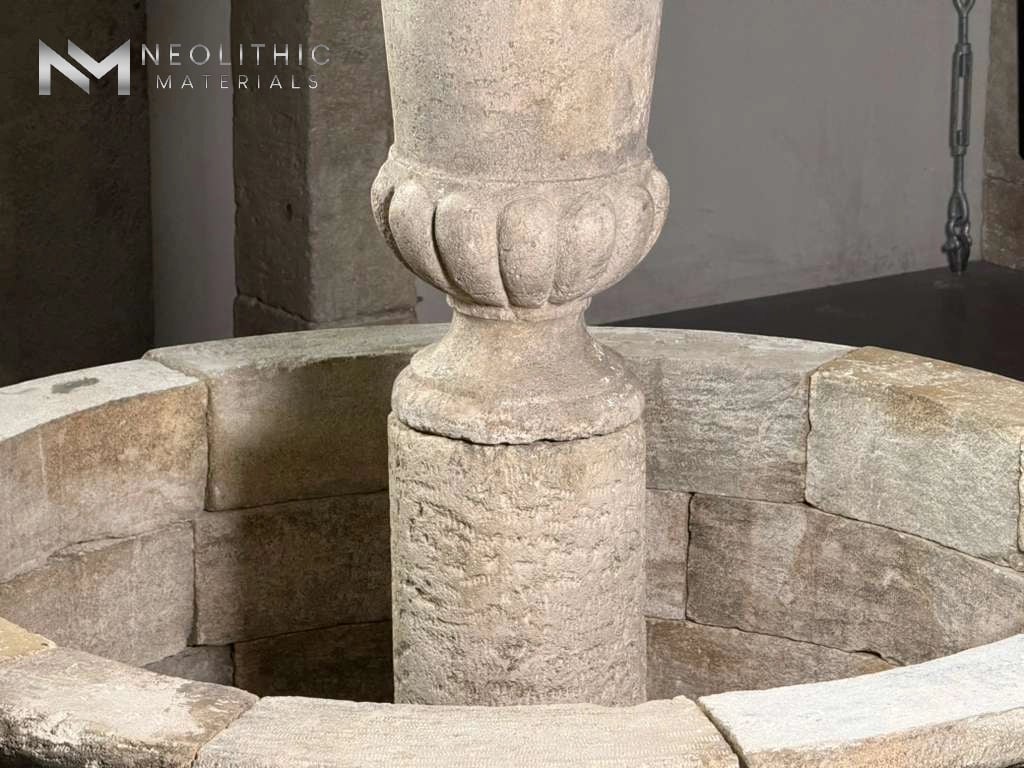 Reclaimed Limestone Fountain - Image 7