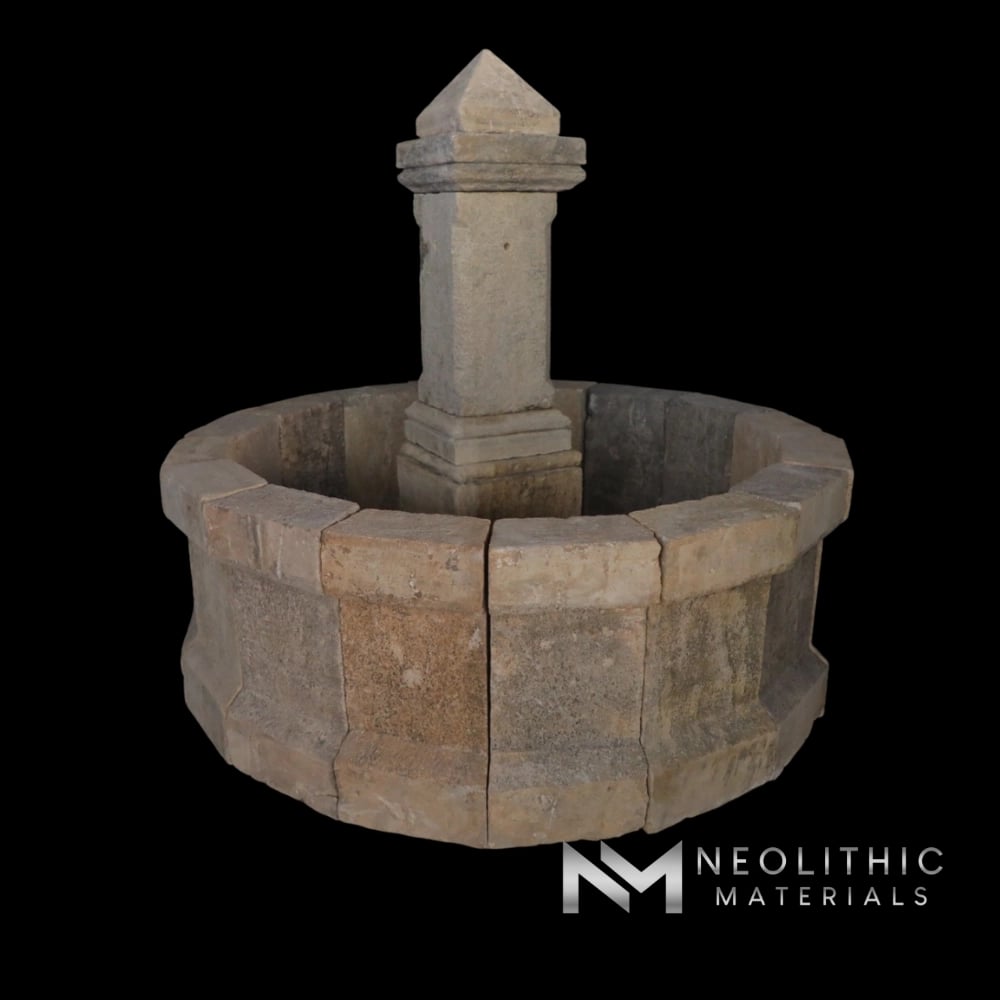 Reclaimed Limestone Fountain