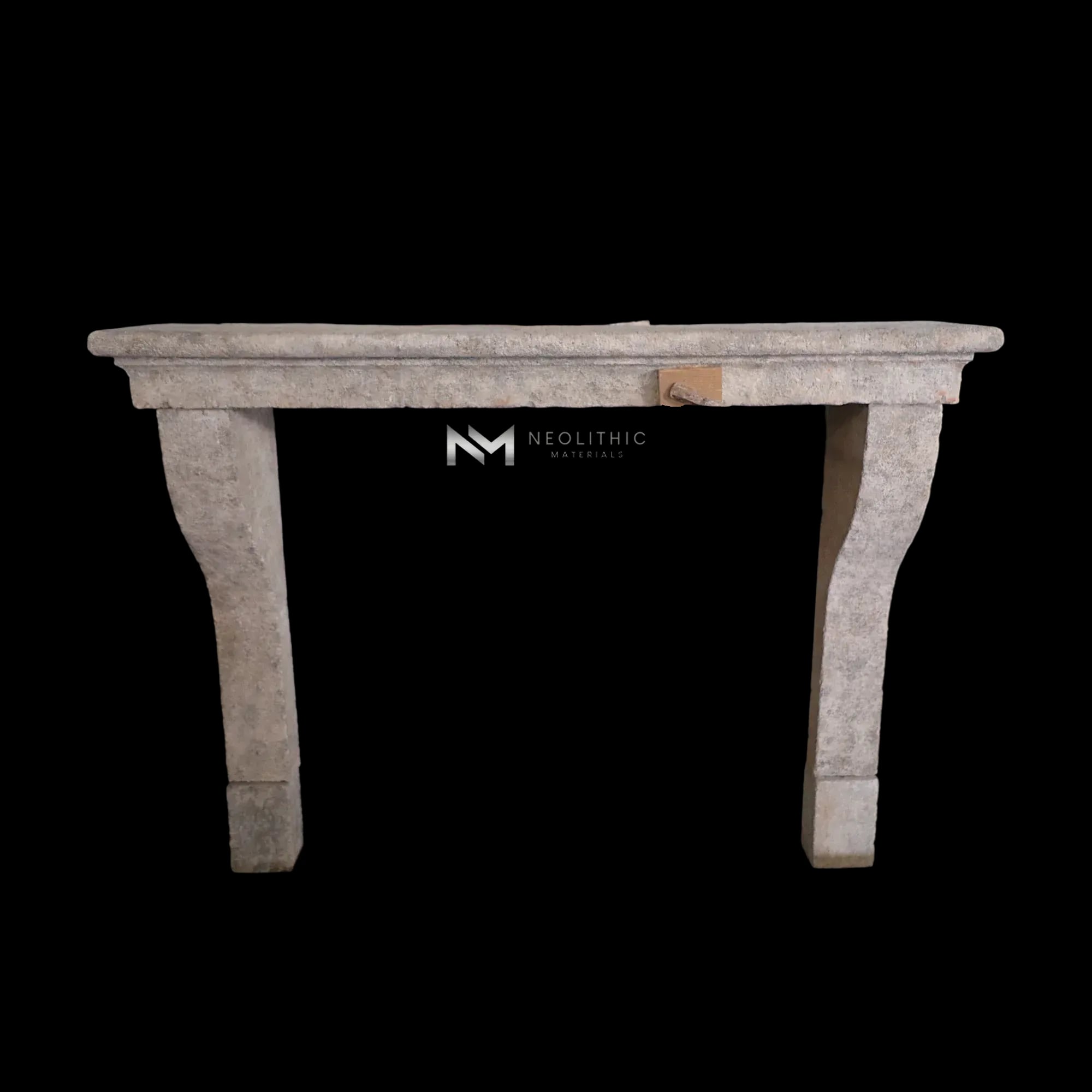Reclaimed Limestone Fireplace - Image 1