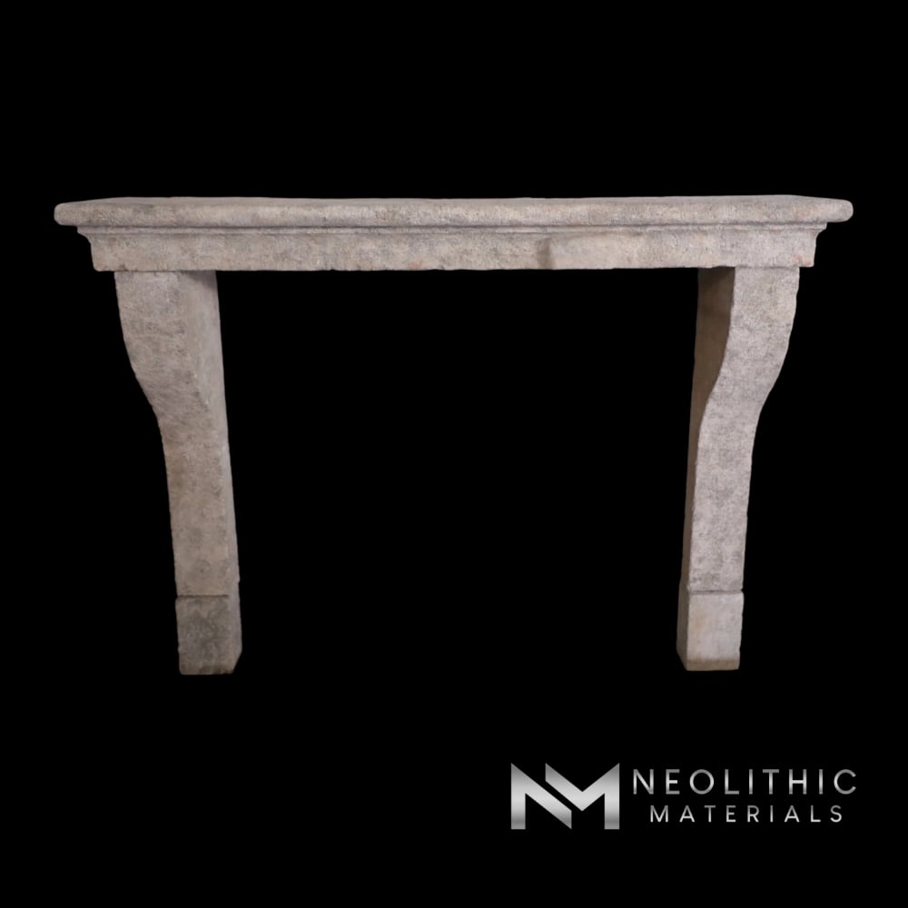 Reclaimed Limestone Fireplace