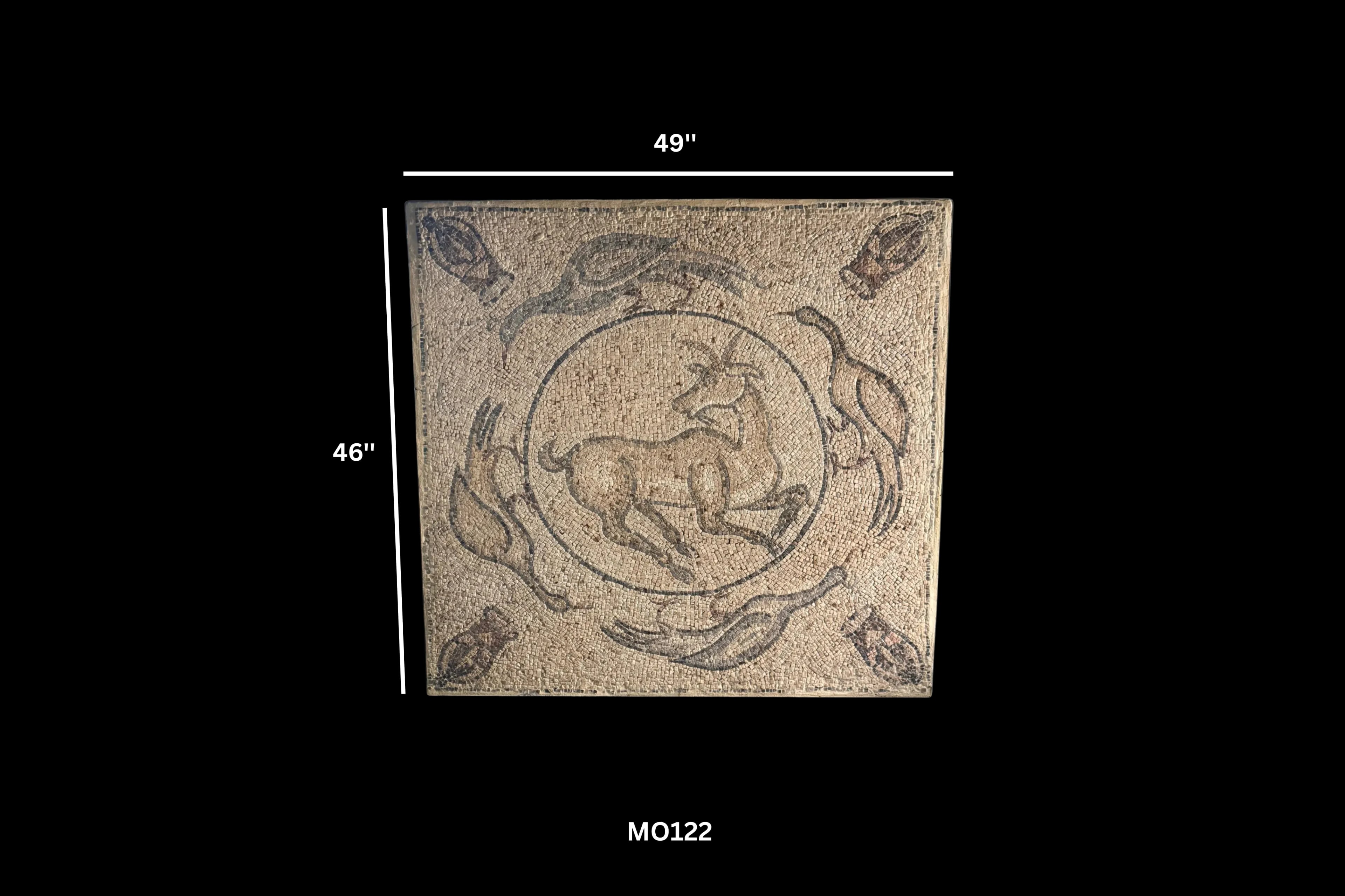 Antique Ancient Italian Mosaic - Image 2