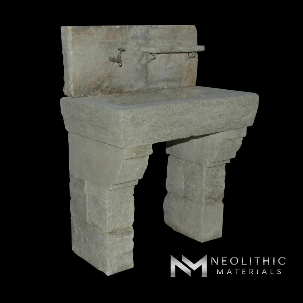Antique Limestone Sink