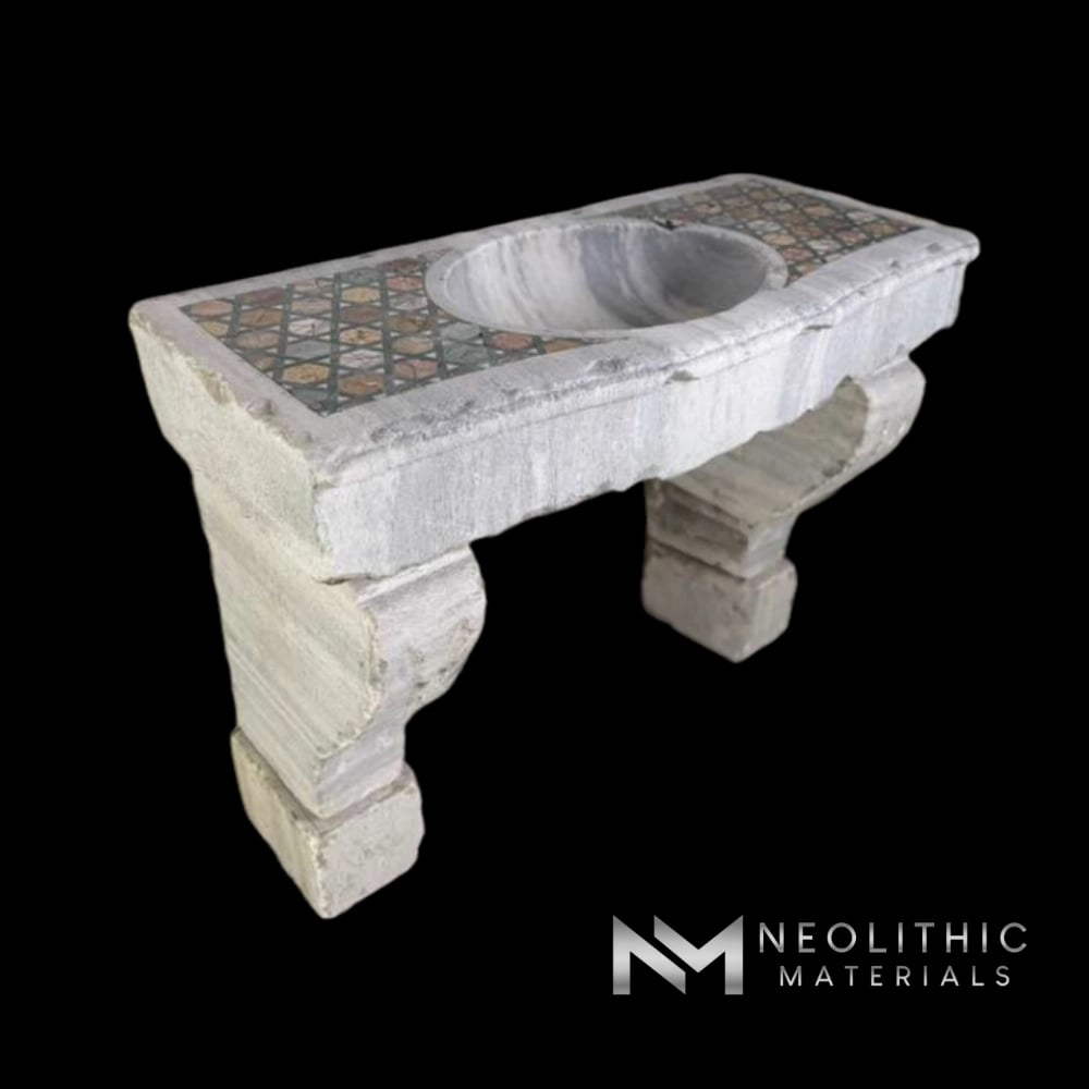 Marble Inlay Sink