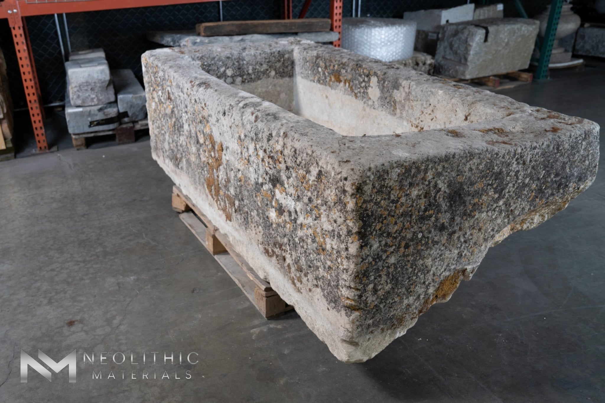 French Antique Limestone Trough - Image 6