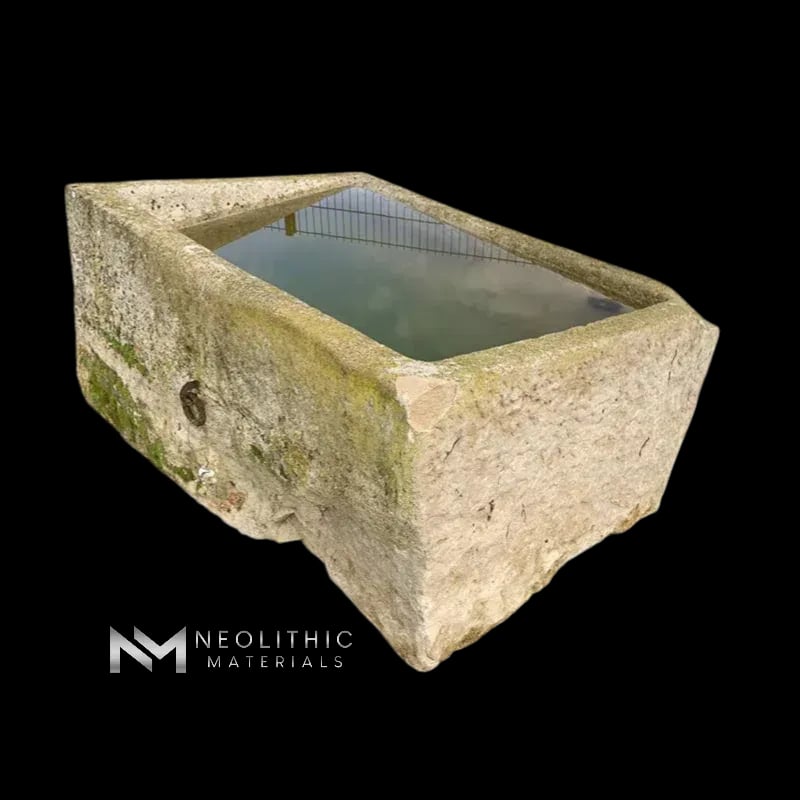 Antique French Limestone Trough - Image 3