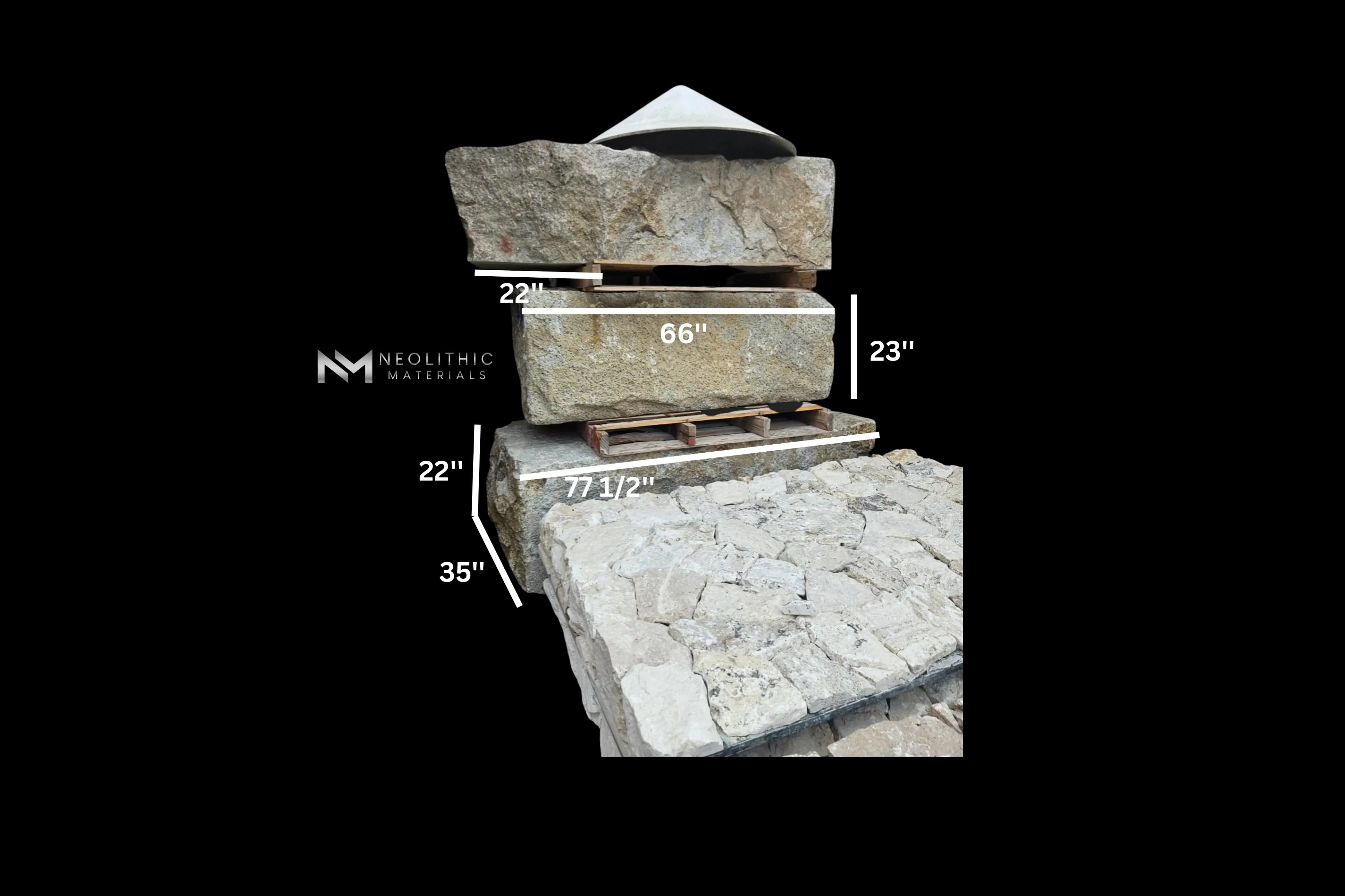 Antique Granite Blocks - Image 2